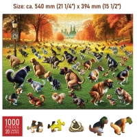 Houten Legpuzzel Puppies Poopies 1010 pcs